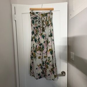 Free People Tropical Floral Flowy Pants